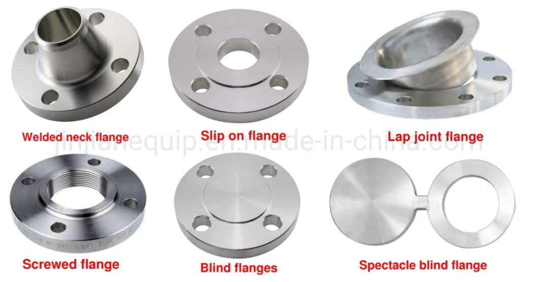 DIN Galvanized Pipe Spectacle Blind Titanium Blank Metal Forged Carbon Steel Flange